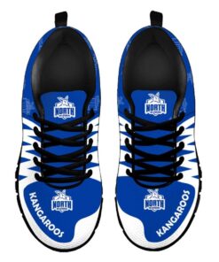 North Melbourne Kangaroos Royal Blue White Running Shoes Gift 4