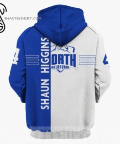 North Melbourne Kangaroos Shaun Higgins Zip Hoodie Best Gift