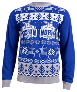 North Melbourne Kangaroos Ugly Christmas Sweater For Men And Women