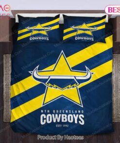 North Queensland Cowboys Blue Yellow Doona Cover