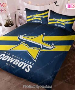 North Queensland Cowboys Blue Yellow Doona Cover 3