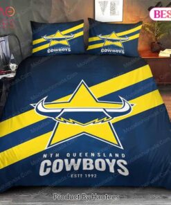 North Queensland Cowboys Blue Yellow Doona Cover 4