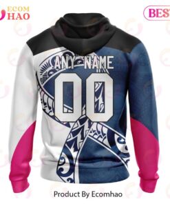 North Queensland Cowboys Custom Name Number Fight Cancer Zip Hoodie Best Gift For Fans