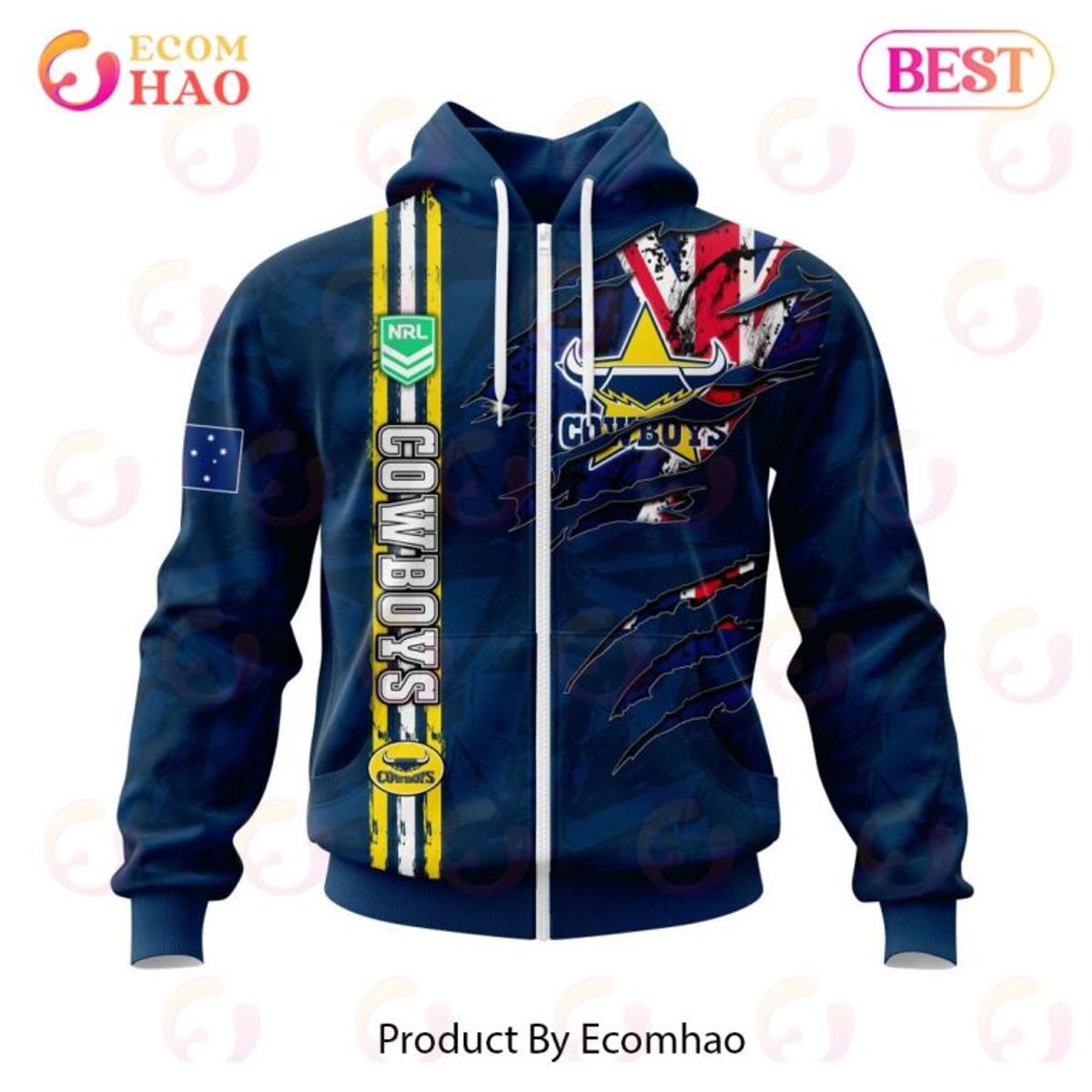 North Queensland Cowboys Jason Taumalolo Zip Hoodie Funny Gift For Fans