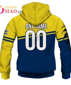 North Queensland Cowboys Custom Name Number Native Skull Zip Up Hoodie Gifts For Lovers 2