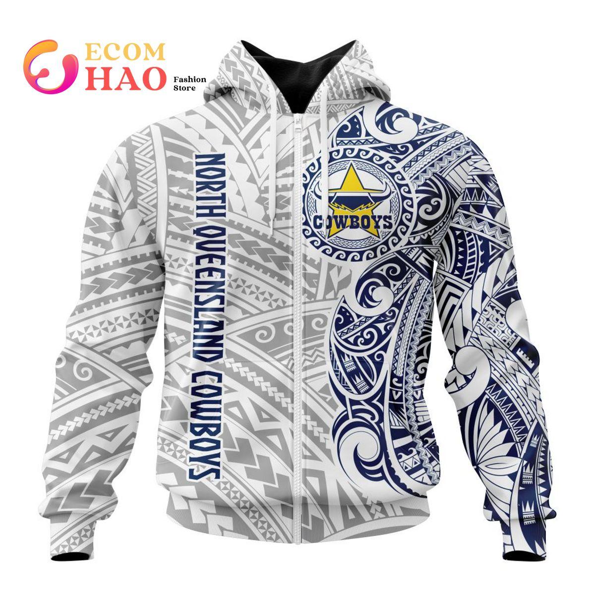 North Queensland Cowboys Custom Name Number Fight Cancer Zip Hoodie Best Gift For Fans