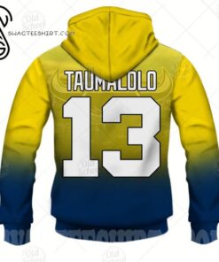 North Queensland Cowboys Jason Taumalolo Zip Hoodie Gifts For Lovers