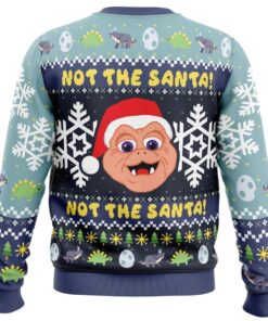 Not The Santa Dinosaurs Womens Ugly Christmas Sweater 2