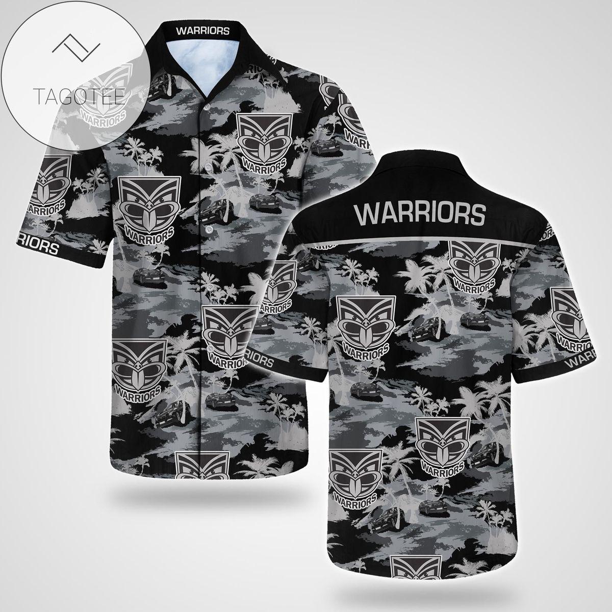 New Zealand Warriors Summer Surfboard Tropical Aloha Shirt Best Outfit For Nrl Fans