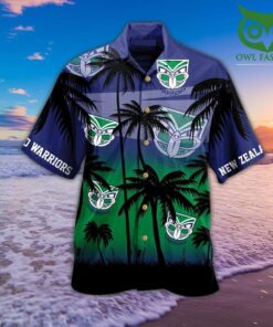 Nrl New Zealand Warriors Summer Coconut Trees Aloha Shirt Best Hawaiian Outfit For Fans