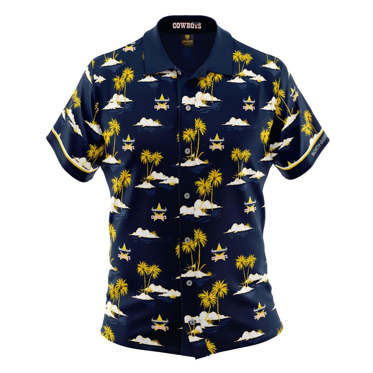 North Queensland Cowboys Logo Indigenous Summer Vibes Aloha Shirt For Men Women Nrl Fans