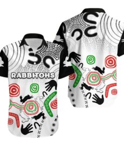 Nrl South Sydney Rabbitohs Indigenous Aboriginal Best Hawaiian Shirt Size From S To 5xl