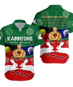 Nrl South Sydney Rabbitohs Naidoc Week Colorful Hawaiian Shirt For Men Women Fans