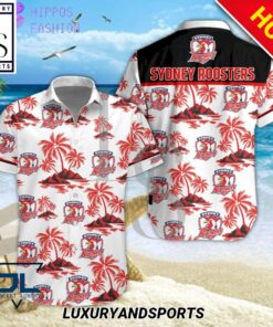 Nrl Sydney Roosters Coconut Tree Best Hawaiian Shirt For Men Women