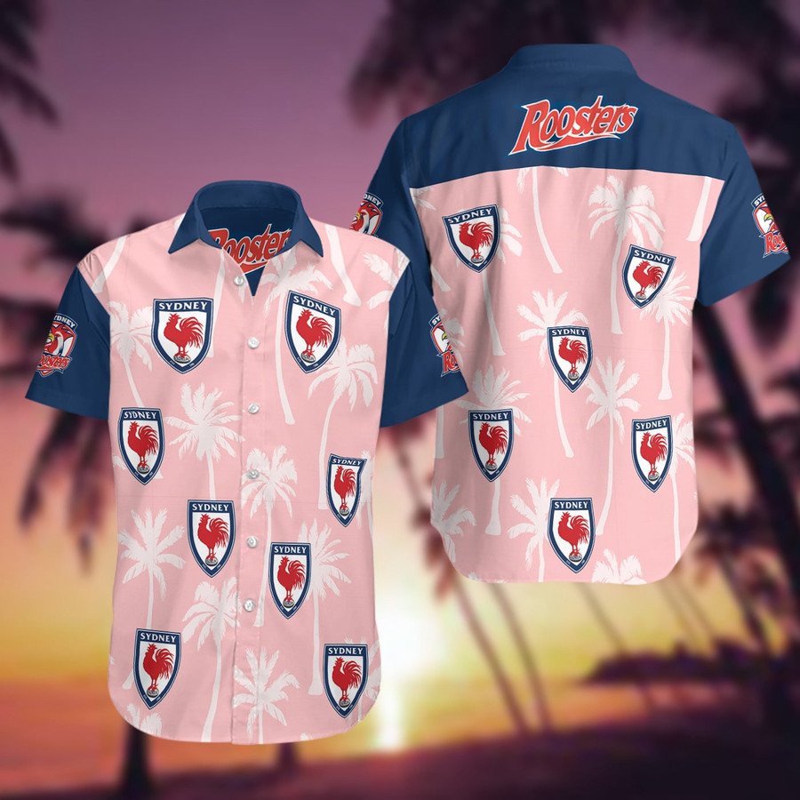 Sydney Roosters Christmas Patterns Hawaiian Shirt Best Holiday Gifts For Nrl Fans