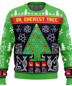 Oh, Chemist Tree Ugly Christmas Sweater Funny Gift For Science Lovers