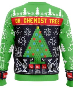 Oh, Chemist Tree Ugly Christmas Sweater Funny Gift For Science Lovers