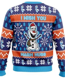 Olaf Warm Hugs Frozen Ugly Christmas Sweater Best Gift For Disney Fans 2