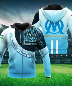 Olympique De Marseille Special Style Zip Hoodie Gifts For Lovers