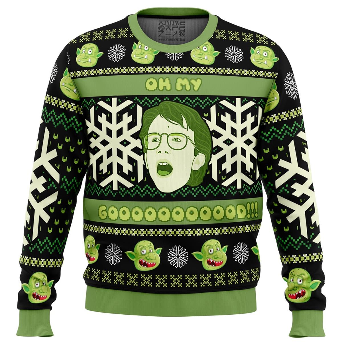 I’m Not A Pervert Turbo Man Plus Size Ugly Christmas Sweater