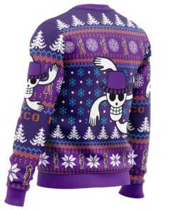 One Piece Character Nico Robin Ugly Christmas Sweater Xmas Outfit For Manga Anime Fans 3