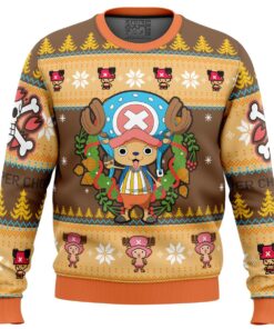 One Piece Character Tony Chopper Ugly Christmas Sweater Xmas Sweater Gift Ideas 1