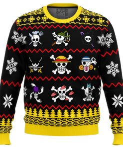 Christmas Style One Piece Character Shanks Ugly Christmas Sweater Best Gift For Fans