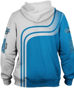 Orlando Magic Bllue White Curves Zip Hoodie For Fans