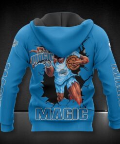 Orlando Magic Blue Mascot Scratch Best Zip Hoodie