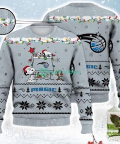 Orlando Magic Silver Snoopy Best Ugly Christmas Sweater