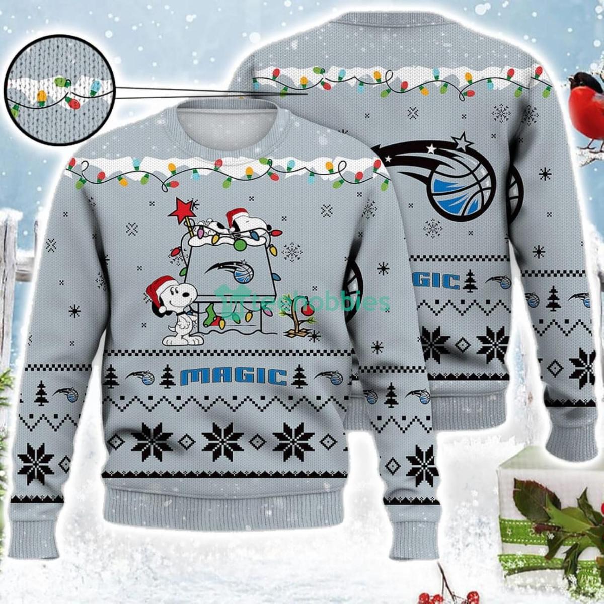 Orlando Magic Silver Best Ugly Christmas Sweater