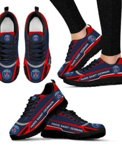 Paris Saint-germain Fc Blue Red Running Shoes Gift