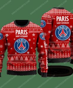 Paris Saint-germain Fc Red Best Ugly Christmas Sweater