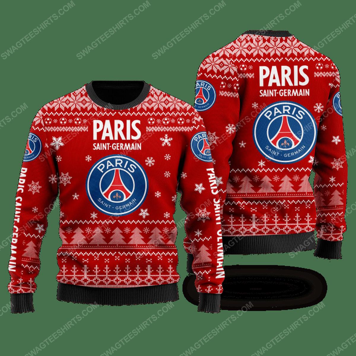 Paris Saint-germain Fc The Grinch Ugly Christmas Sweater Gift