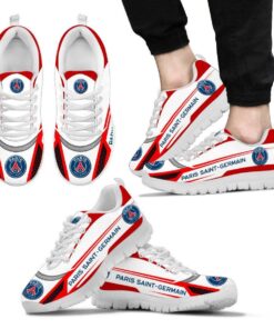 Paris Saint-germain Fc White Red Running Shoes For Fans