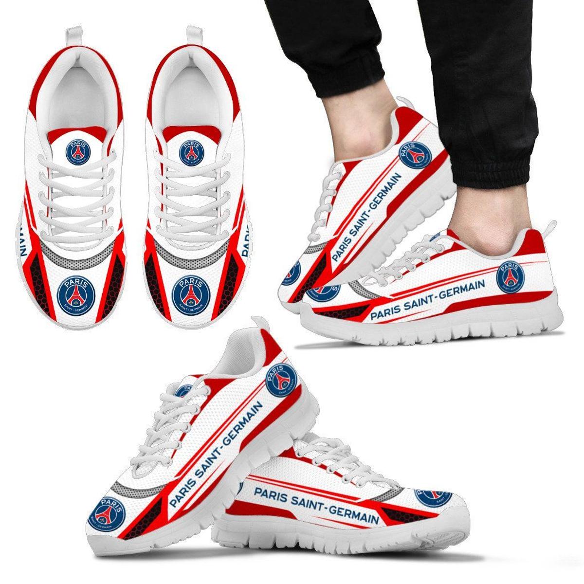 Paris Saint-germain Fc Blue Red Running Shoes Gift