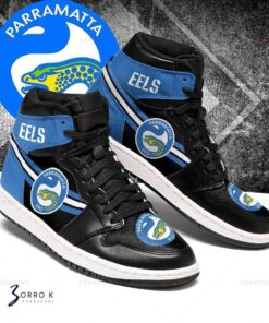 Parramatta Eels Blue Air Jordan 1 High Sneakers For Men And Women