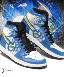 Parramatta Eels Blue White Air Jordan 1 High Sneakers For Fans