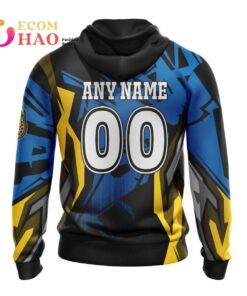 Parramatta Eels Custom Name Number Motocross Zip Hoodie Best Gift For Fans