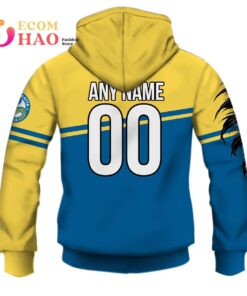 Parramatta Eels Custom Name Number Native Skull Zip Hoodie Gifts For Lovers