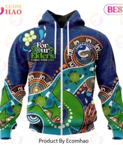 Parramatta Eels Custom Name Number Special Design Naidoc Zip Hoodie