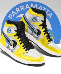 Parramatta Eels Jack Skellington Air Jordan 1 High Sneakers For Fans