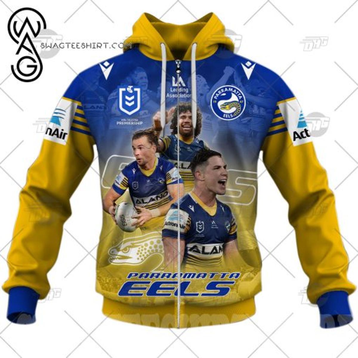 Parramatta Eels 1 Jarryd Hayne Zip Hoodie Gifts For Lovers