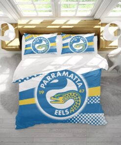 Parramatta Eels Simple Style Comforter Sets Gifts For Lovers