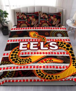 Parramatta Eels Tribal Style Black Doona Cover
