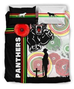 Penrith Panthers Anzac Day Doona Cover Gifts For Lovers 3