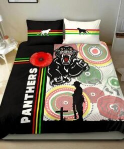 Penrith Panthers Anzac Day Doona Cover Gifts For Lovers 6