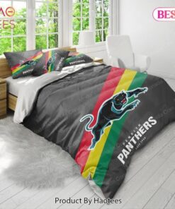 Penrith Panthers Black Colorful Est 1966 Doona Cover