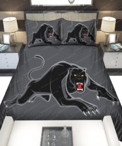 Penrith Panthers Black Edition Comforter Sets Gifts For Lovers 3