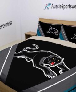 Penrith Panthers Black Gray Edition Bedding Set Gift For Fans 4